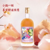 乌龙葡萄果味酒OEM代工低度微醺配制酒山东厂家