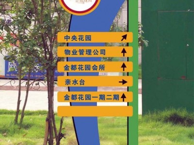 佛山标识系统/小区标识牌/道路指示